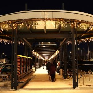Kauppakeskus Veturin jouluvalot Kouvola